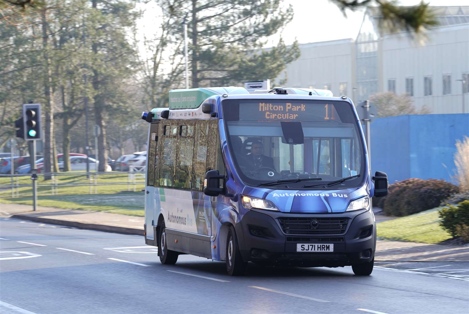 The minibus will carry passengers from early February (Andrew Matthews/PA)