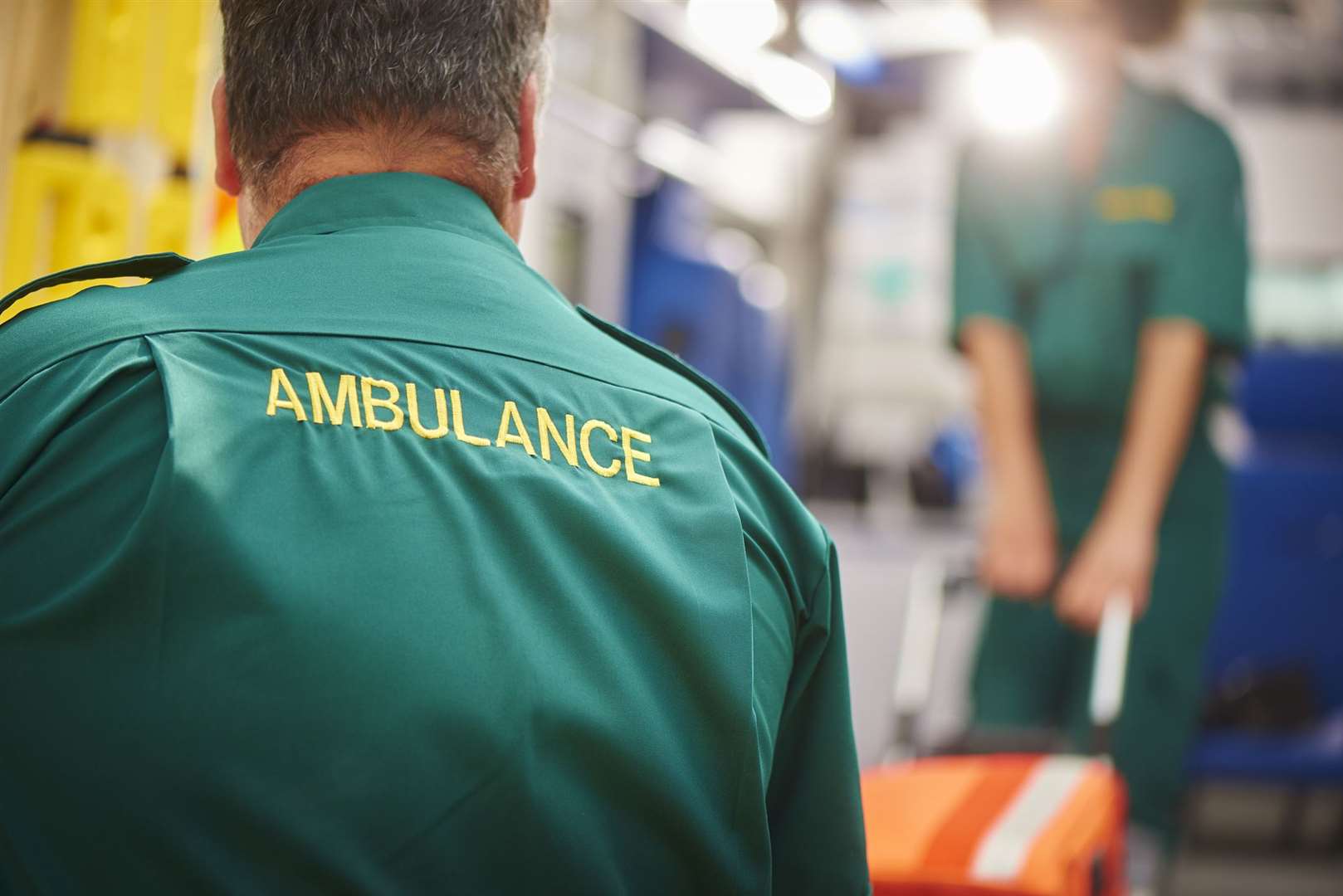 Ambulance services say delays off-loading patients at hospital are part of the problem