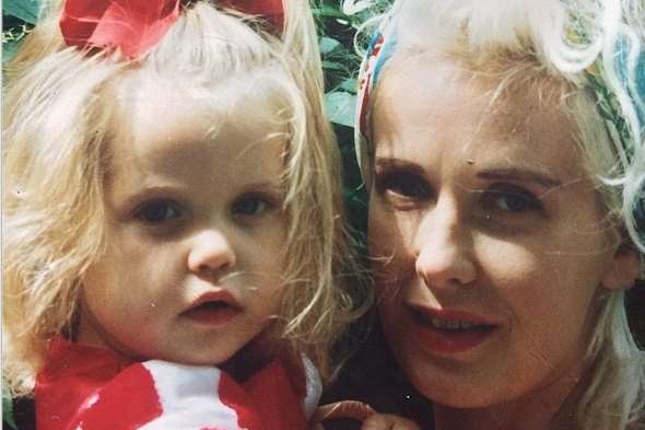 Peaches posted this picture of her with mother Paula Yates on Instagram hours before she died