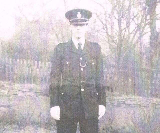 Ben Conlon pictured during his time serving with the Northumberland police. Picture: Ben Conlon