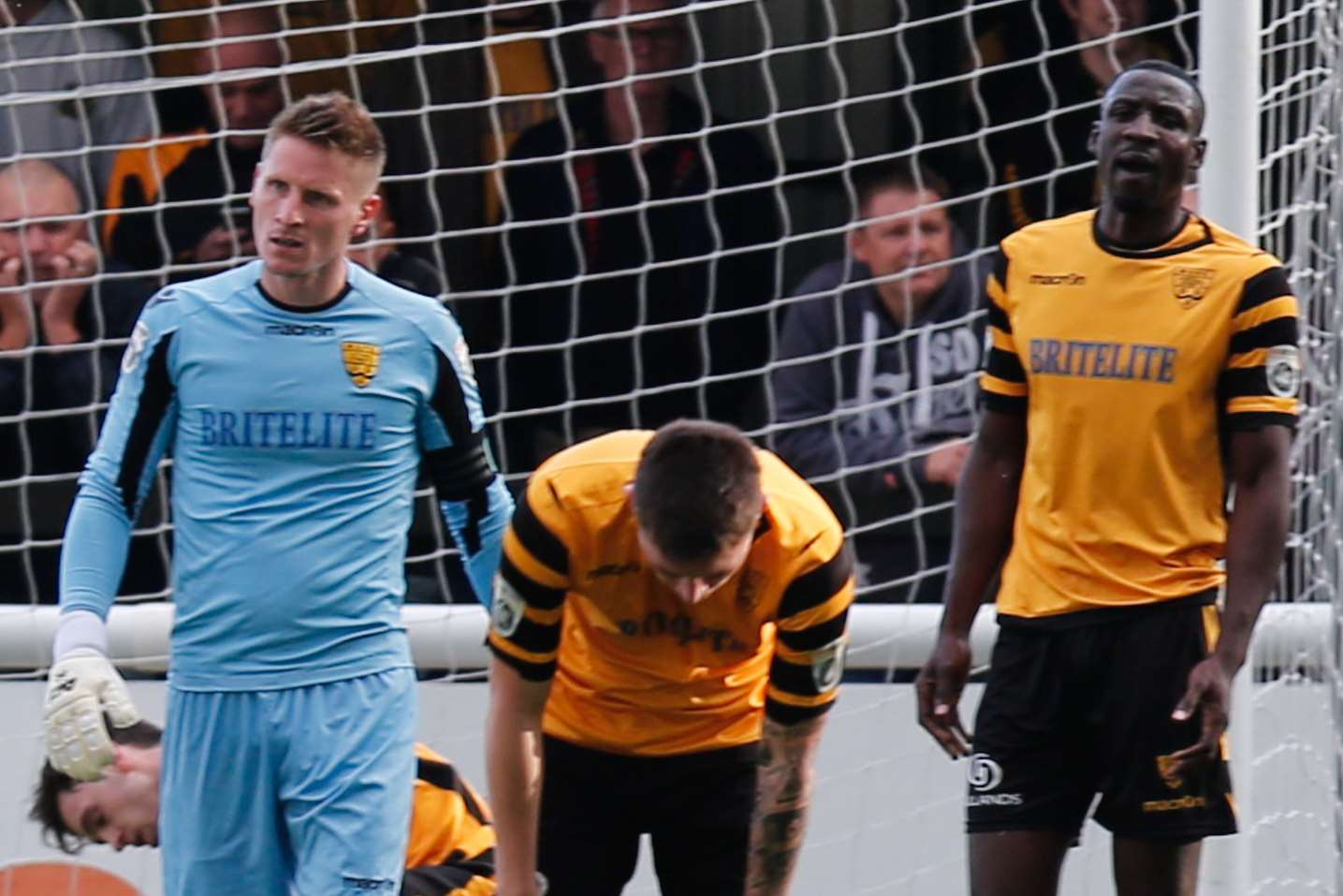 Lee Worgan shows his dismay as Maidstone concede against Gateshead Picture by: Matthew Walker