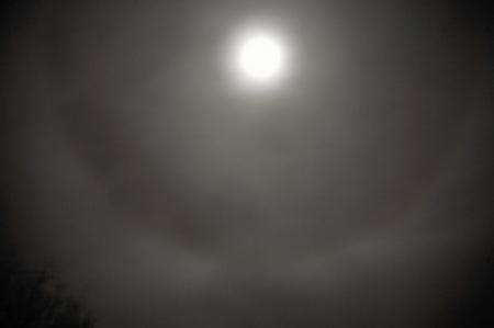 A lunar halo over Kent