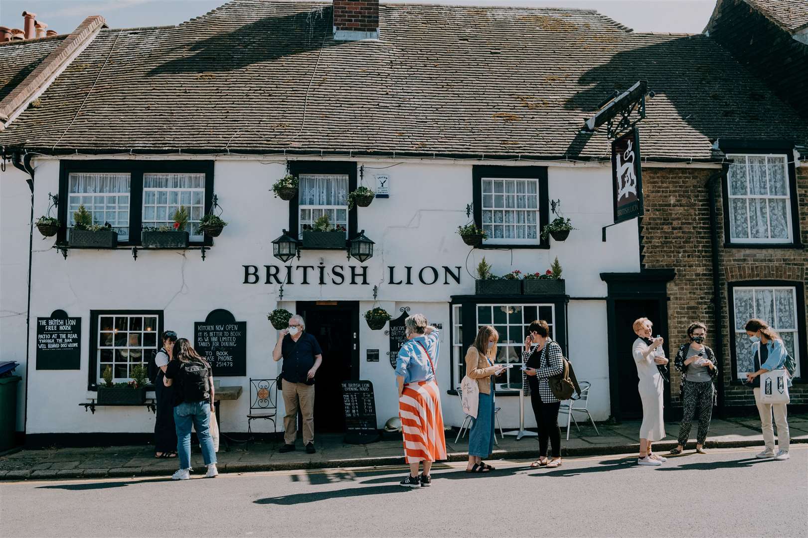 The British Lion was buzzing Picture: Creative Folkestone