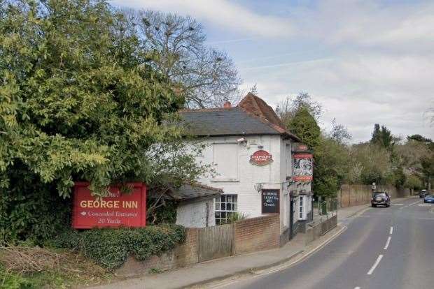 The supervisor at The George Inn said she ran after the pair. Photo: Google Maps