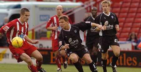 Hessenthaler in the thick of it last weekend against Sheffield United