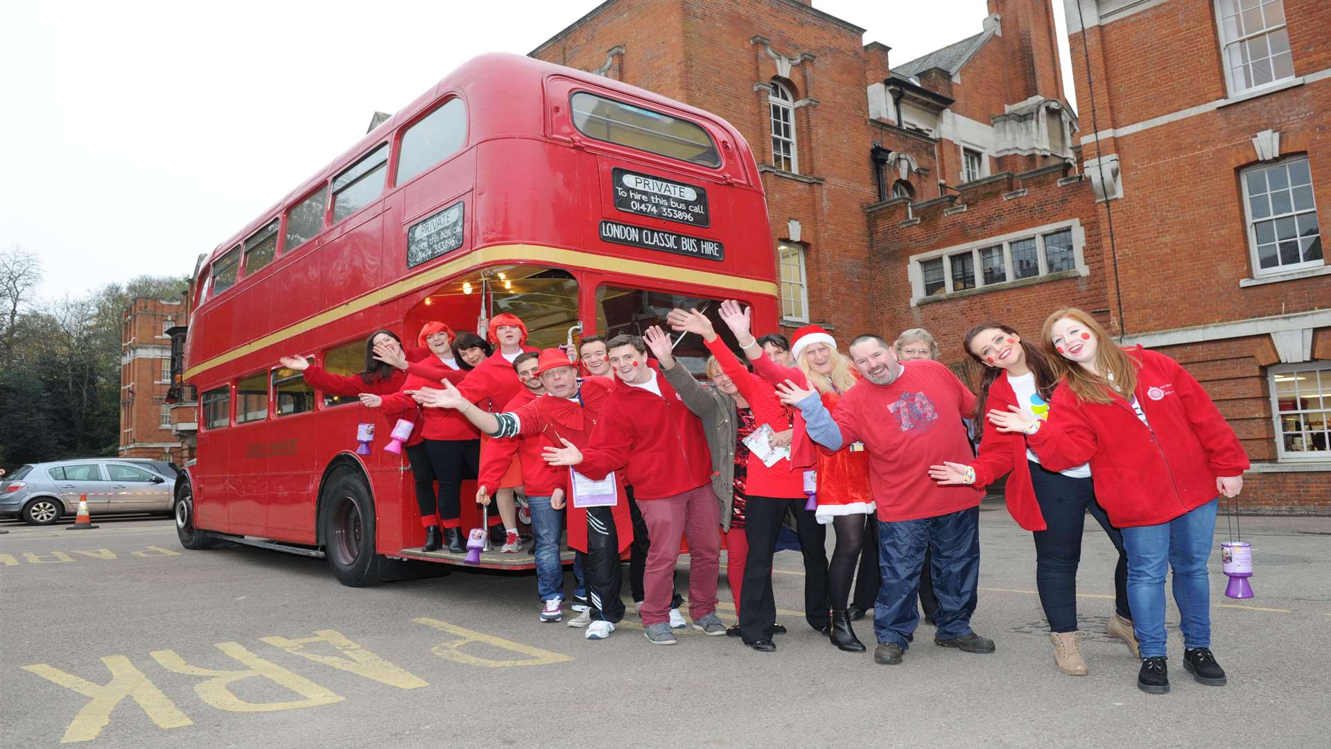 Wear red for Ruby - one of the many fundraising events for Ruby. Picture: Simon Hildrew