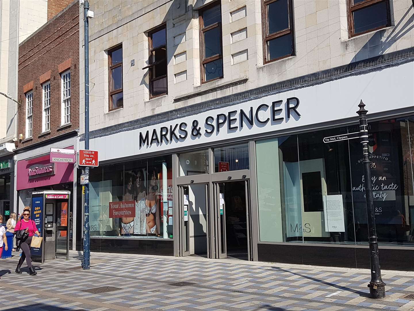 Marks and Spencer is among the supermarkets worried about a pingdemic