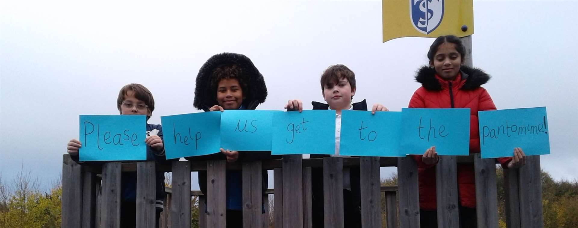 Pupils worried their school-trip to see the pantomime at Marlowe Theatre in Canterbury might be cancelled due to train strikes, but an online campaign by teachers saved the day. Photo: St Joseph's Catholic Primary