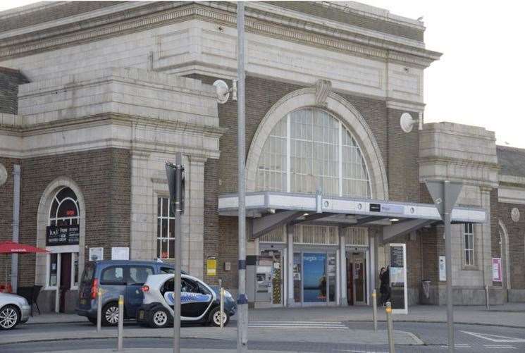 The incident happened near Margate station