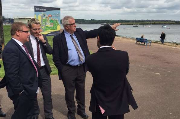 MP Mark Francois is shown The Strand in Gillingham