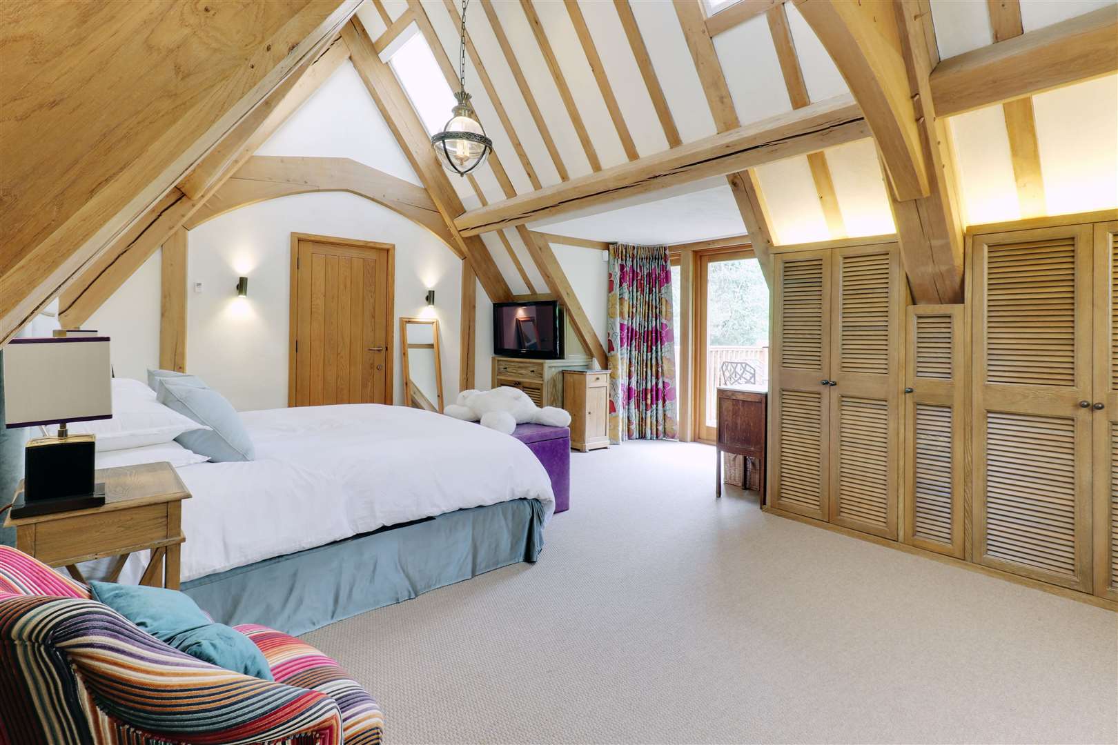 There are four spacious bedrooms inside the property. Picture: Savills