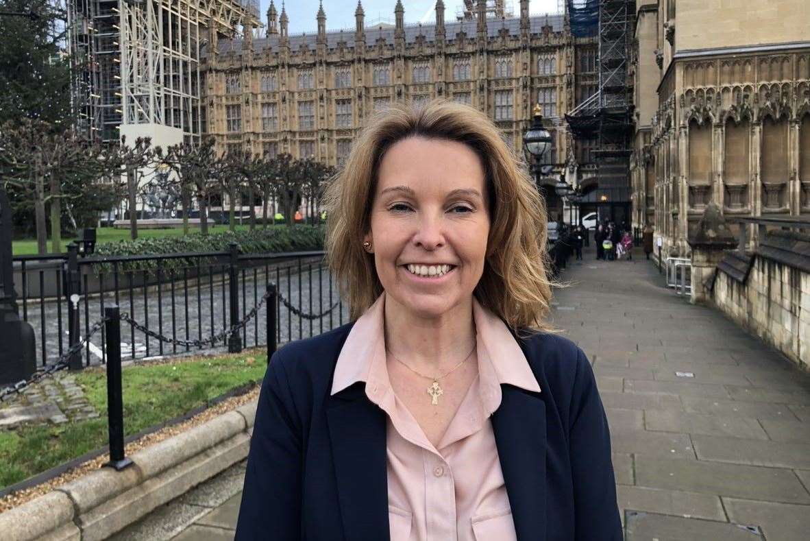Natalie Elphicke at the Houses of Parliament. Picture: Office of Natalie Elphicke MP