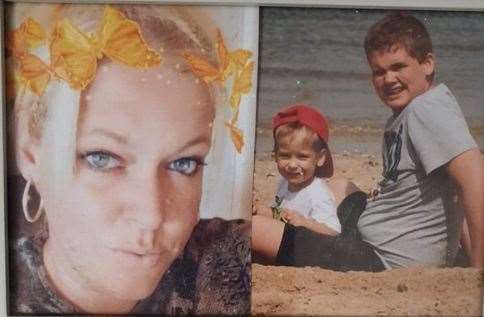 Krstyal, 32, left, died last week and was described as an amazing mum to sons Tyler (far right) and Leighton (14021025)