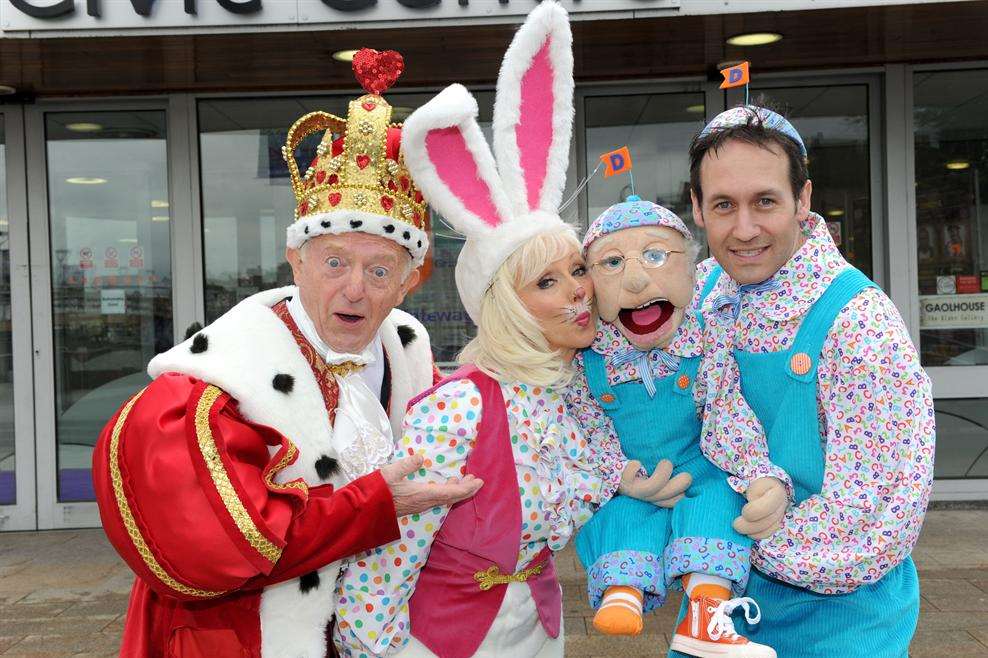 Paul Daniels, Debbie McGee and Steve Hewlett