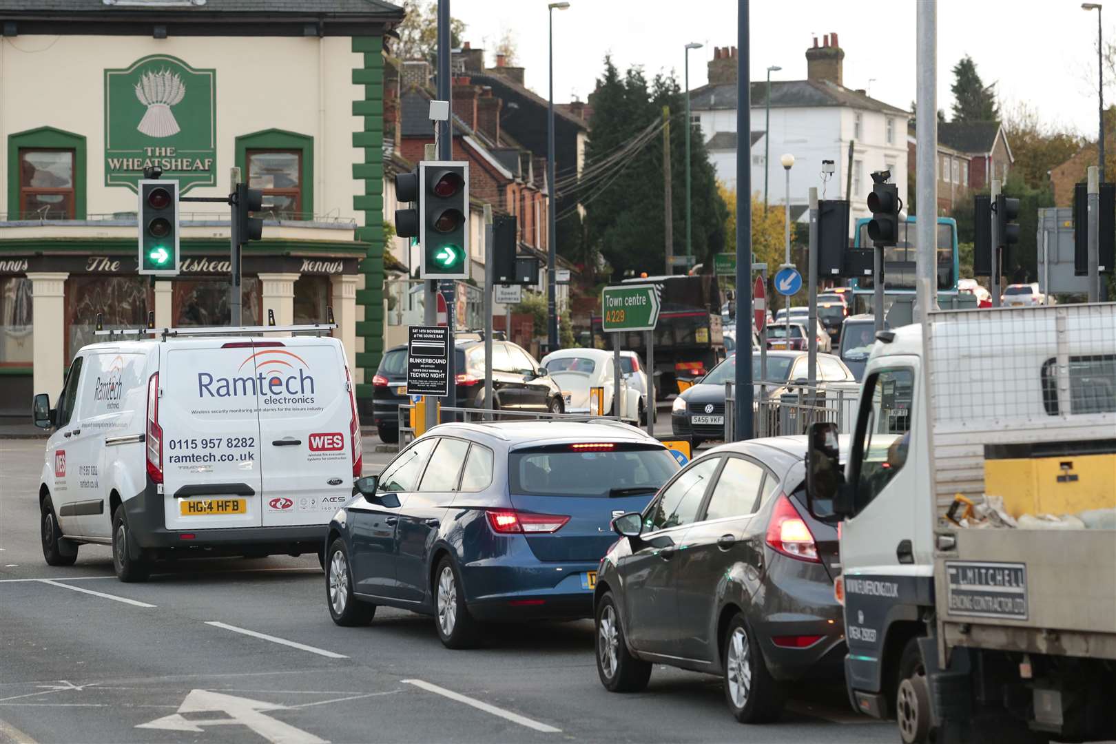 There is frequently congestion at the junction currently
