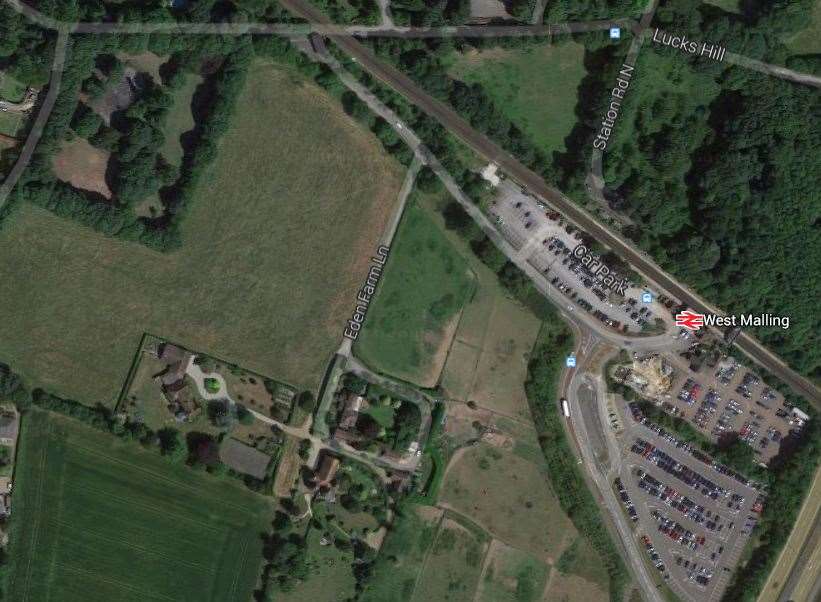 Proposals would see the car park built on a triangular plot of land opposite the school