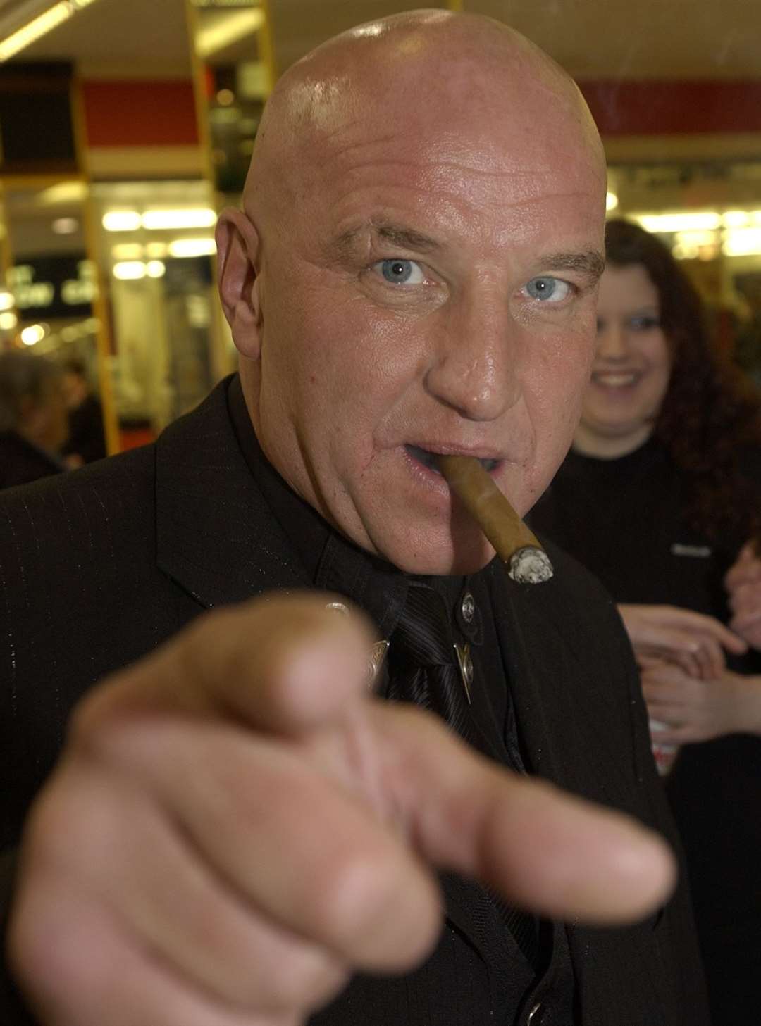Dave Courtney at the Pentagon Shopping Centre in Chatham. Picture: Matthew Walker
