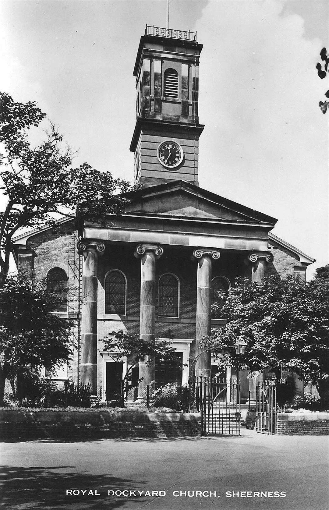 Old photos of the Dockyard Church. Picture: Colin Johnson