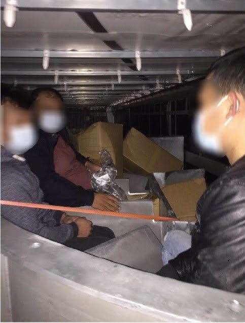 Vietnamese migrants were being smuggled into the UK in the back of lorries. Picture: NCA
