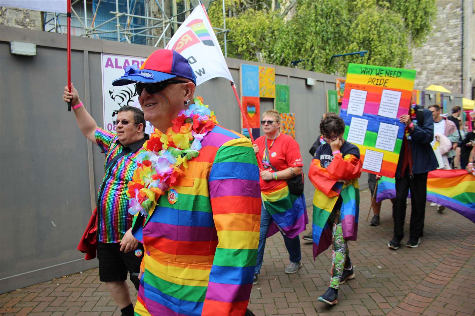 The streets were filled with colour at Dover Pride 2021. Picture: Photography with Evangeline