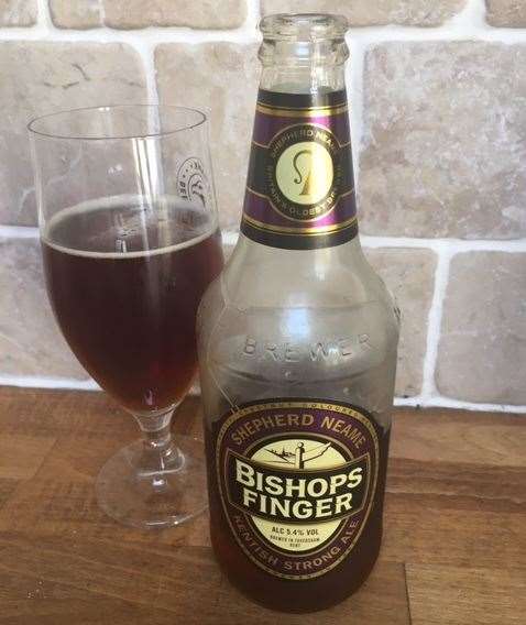 I’m delighted I had a bottle of Shep’s Bishop’s Finger ready to open during the brewing process – not only great refreshment, but an inspiration too
