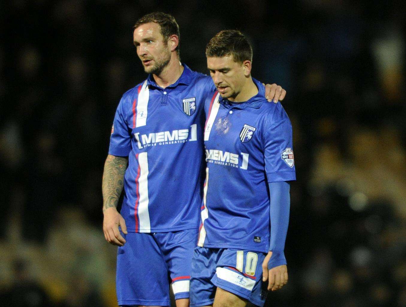 Danny Kedwell and Cody McDonald played together at Gillingham Picture: Barry Goodwin