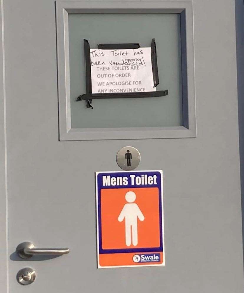 The toilets were targeted by thugs just two months after they were installed. Picture: John Nurden