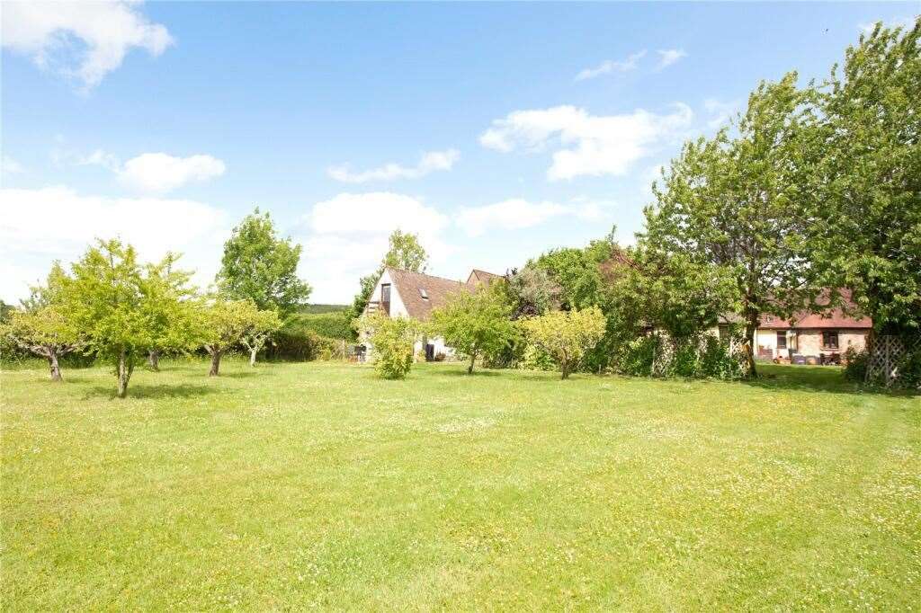 The cottage is on a plot three-quarters of an acre in size. Picture: Rightmove/Hamptons