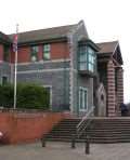 Canterbury Crown Court. where five men have been jailed for a pub brawl