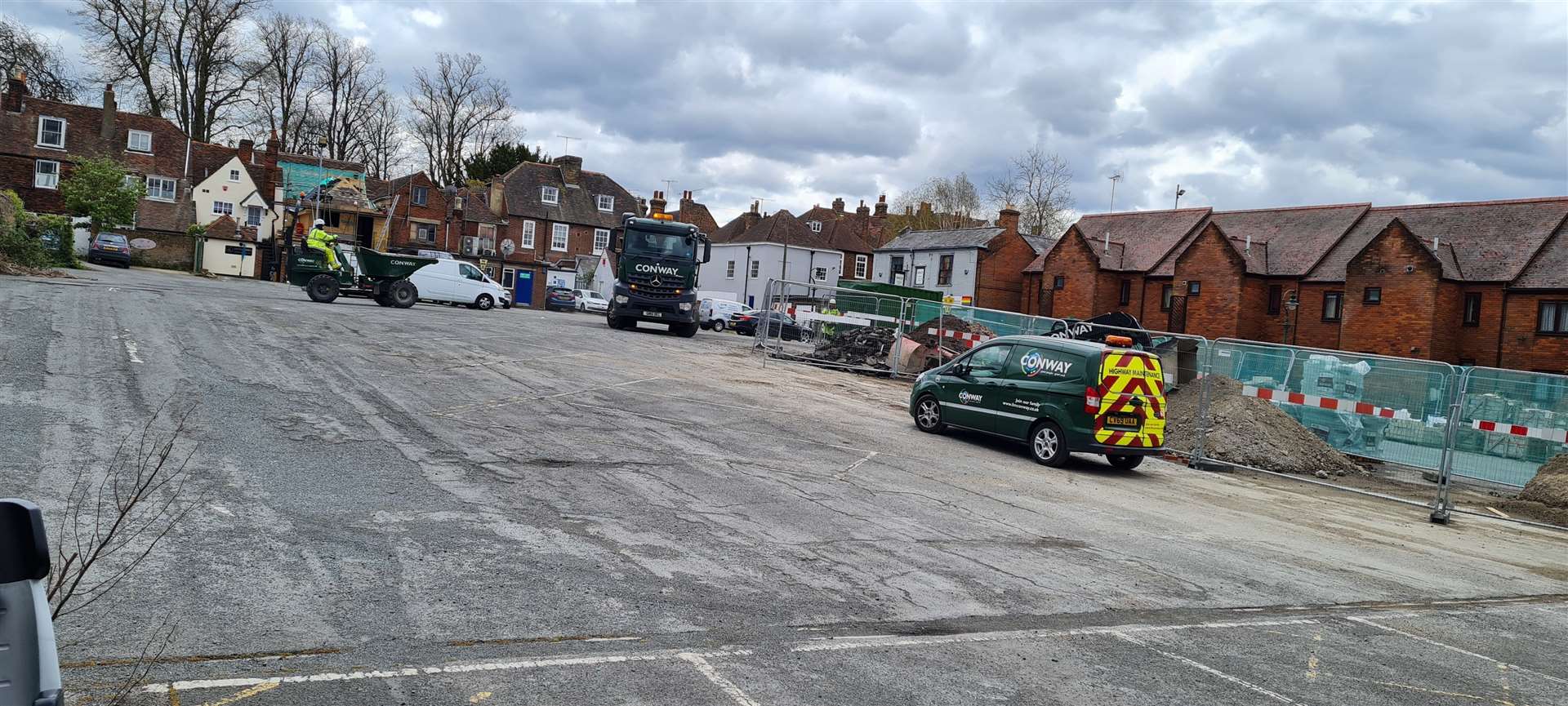 Rosemary Lane car park as it looks now. It is set to be sold off for housing