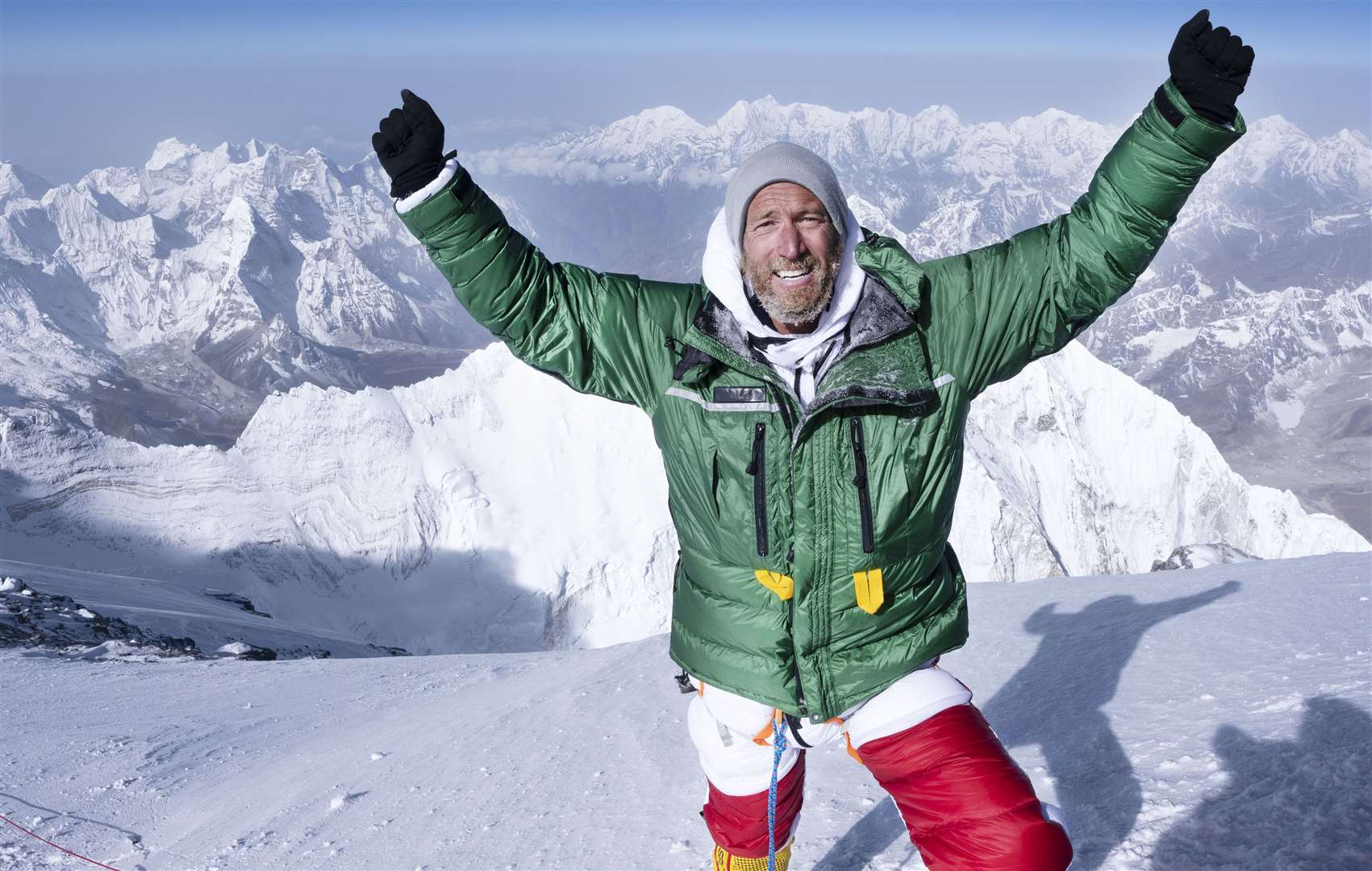 Ben has climbed Everest and faced the challenge with Victoria Pendleton Picture: CNN Vision/ITV