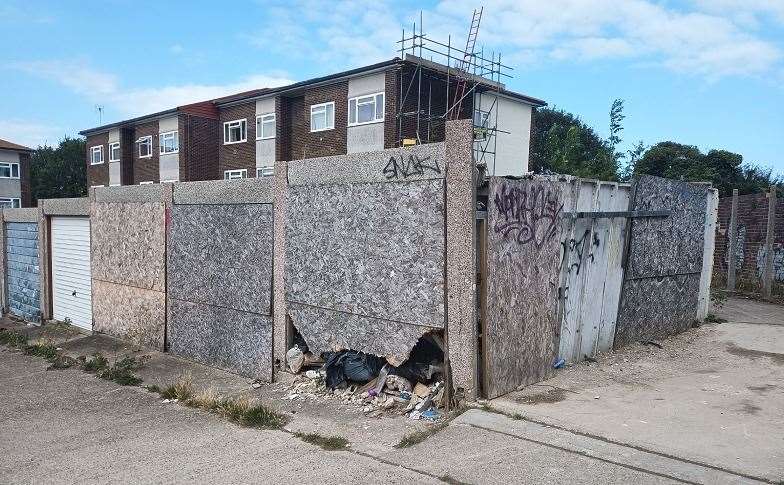 Thanet District Council wants to replace the garages with affordable housing