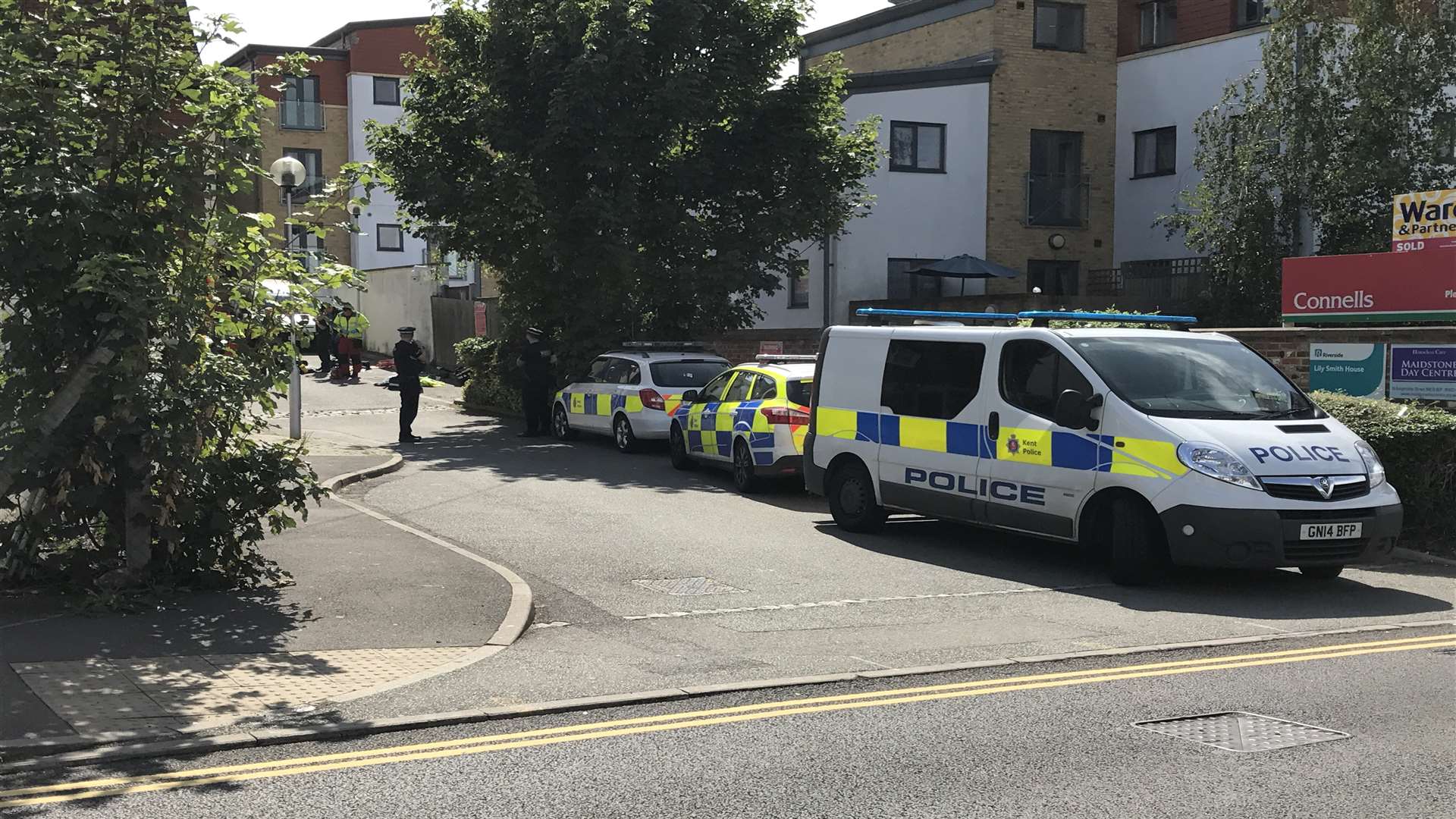 Police were called to Knightrider Street