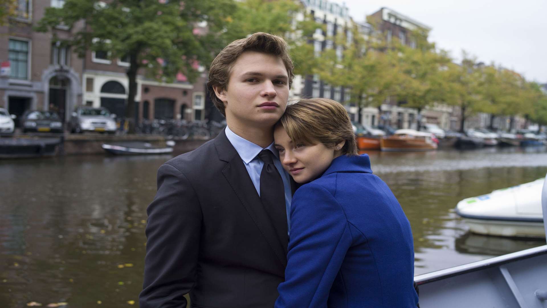 The Fault In Our Stars, with Shailene Woodley as Hazel and Ansel Elgort as Gus. Picture: PA Photo/Fox UK