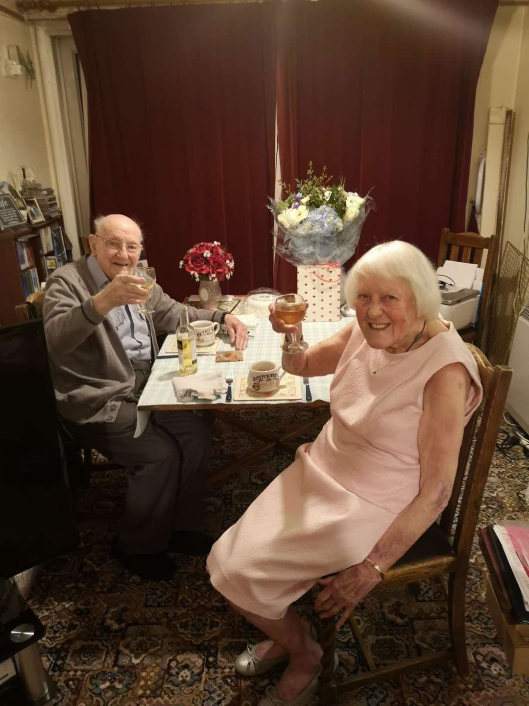 Jeannette and Raymond Rose marked their 65th wedding anniversary with a Chinese