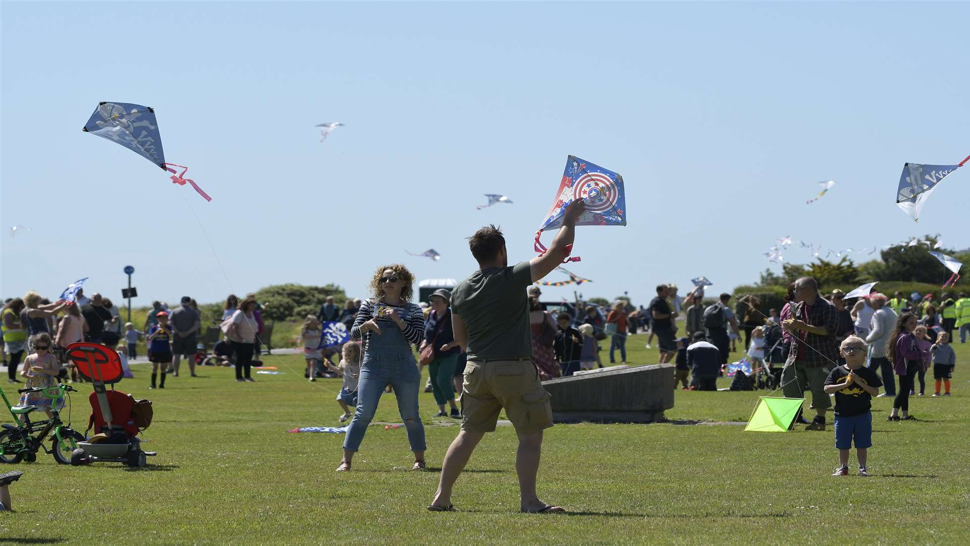 Kent Kite Fliers bring kites of all shapes and sizes to Walmer Green