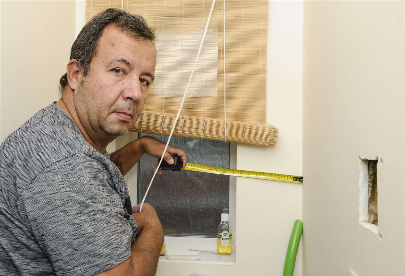 Civil engineer Jose Bolou carried out a thorough investigation of his property to see if it met building standards