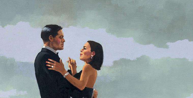 Jack Vettriano's Anniversary Waltz which can be seen at award-winning Lovelys Gallery in Northdown Road, Cliftonville.