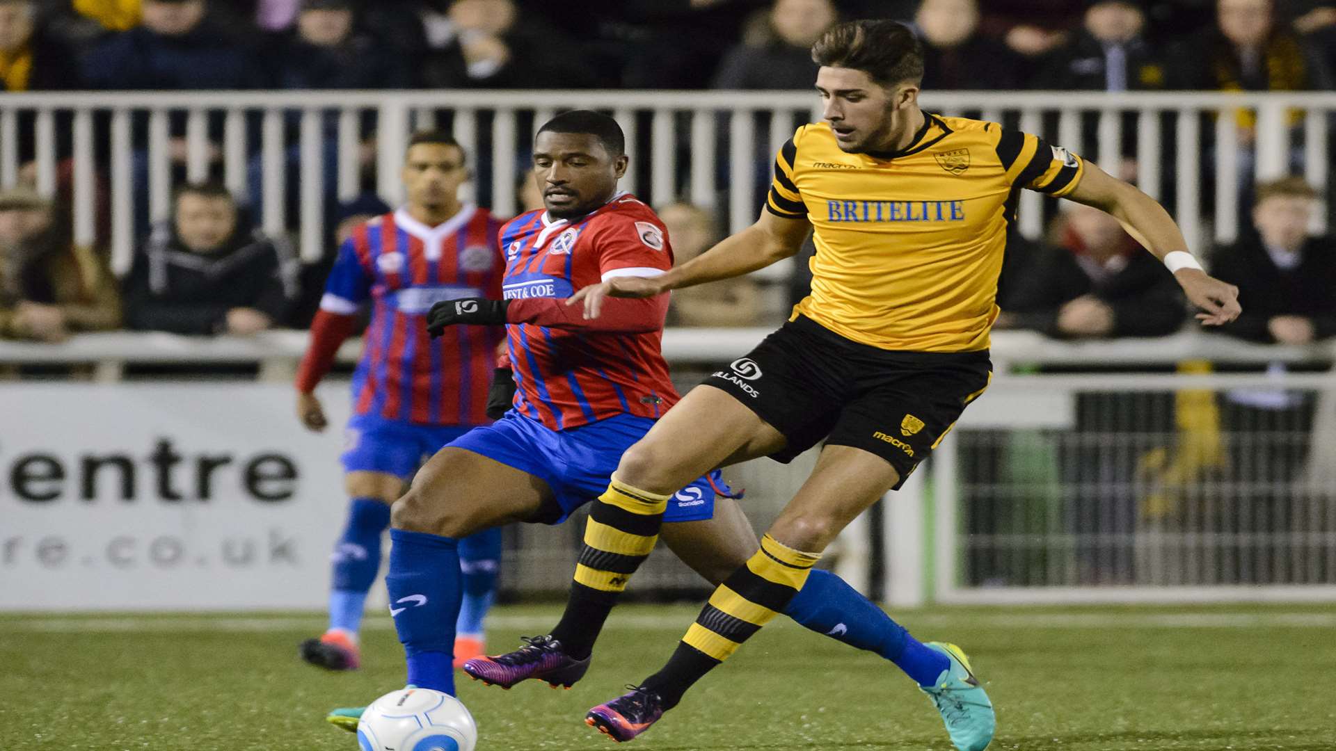 Dan Sweeney in action for Maidstone against Dagenham Picture: Andy Payton