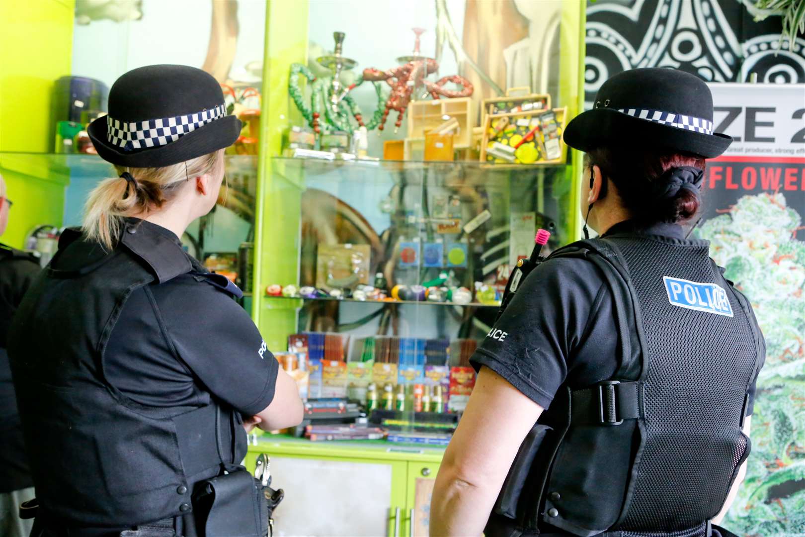 Raid on legal highs shop UK Skunkworks in Mill Street, Maidstone