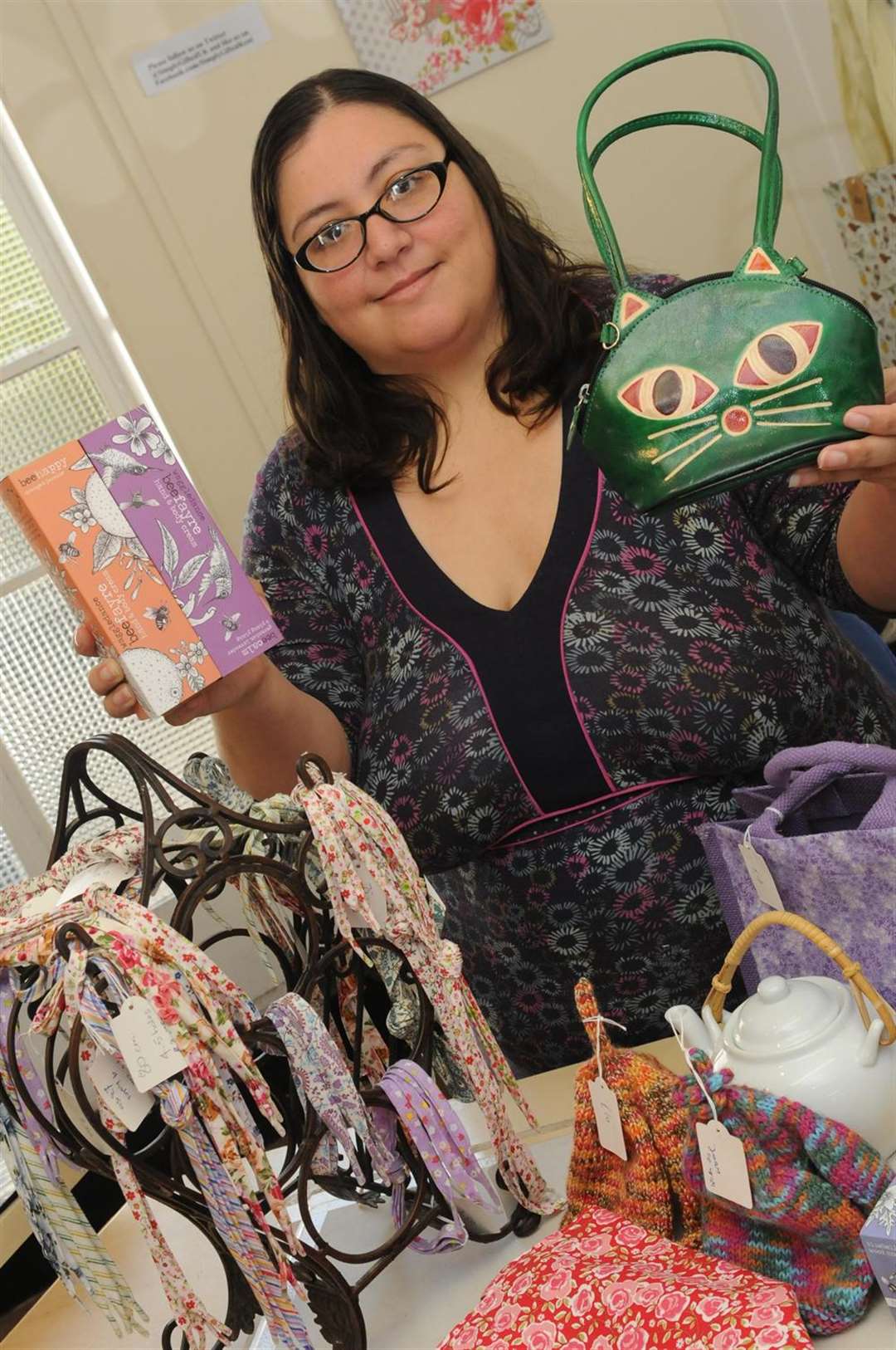 Emma Kerans, owner of Simply Gifted in Sandwich, is looking for artists