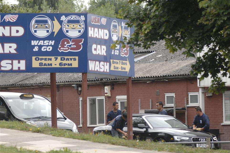 The USA Hand Car Wash in Canterbury