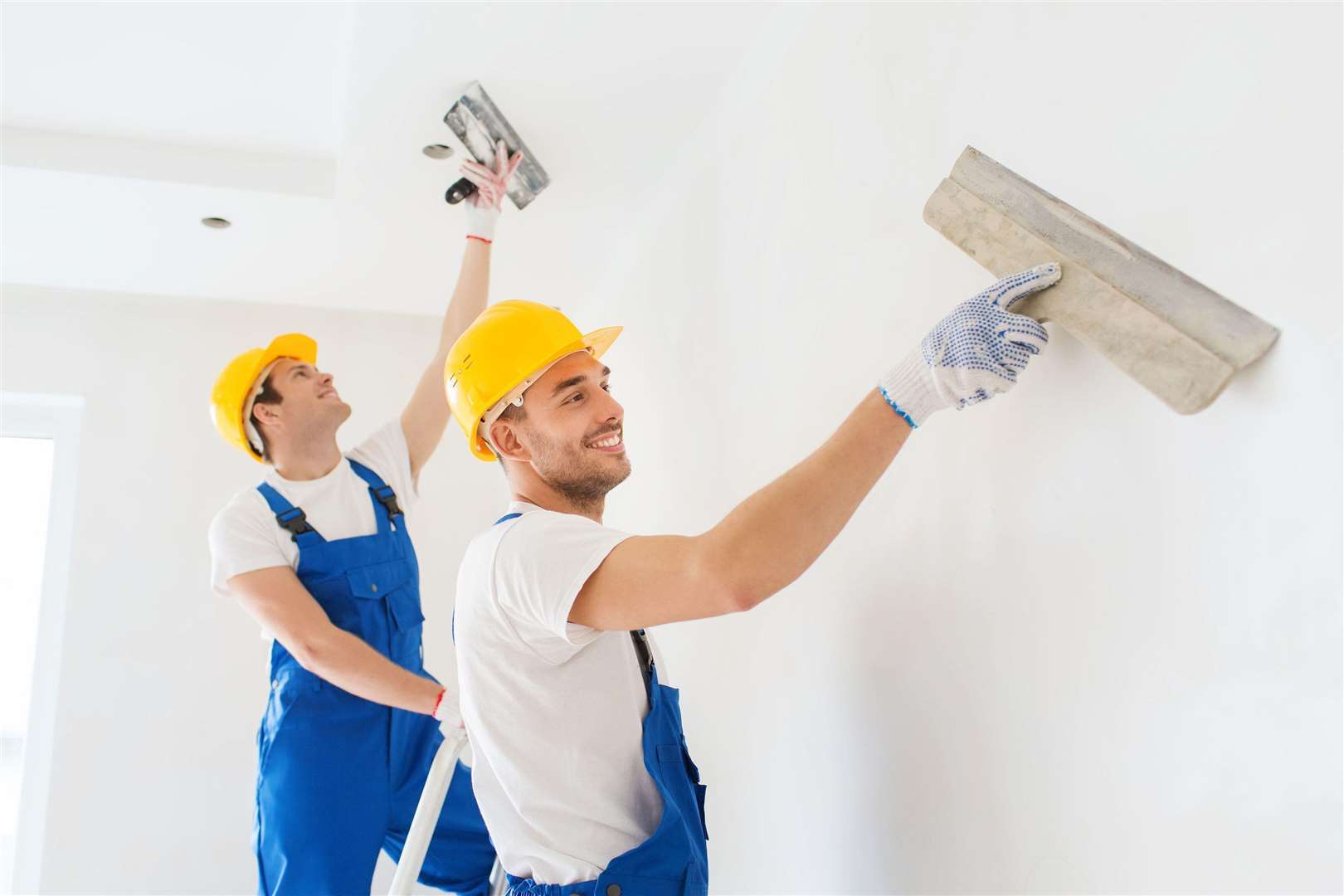 There are concerns of a growing shortage in construction skills - including plastering and decorating