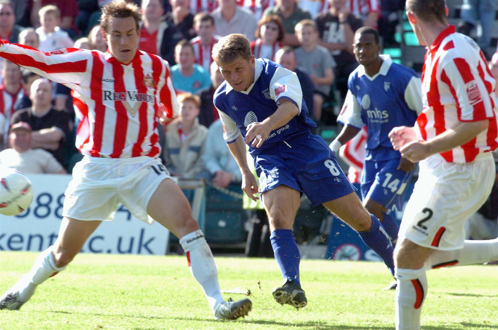 Andy Hessenthaler in action the last time Sunderland played at Gillingham