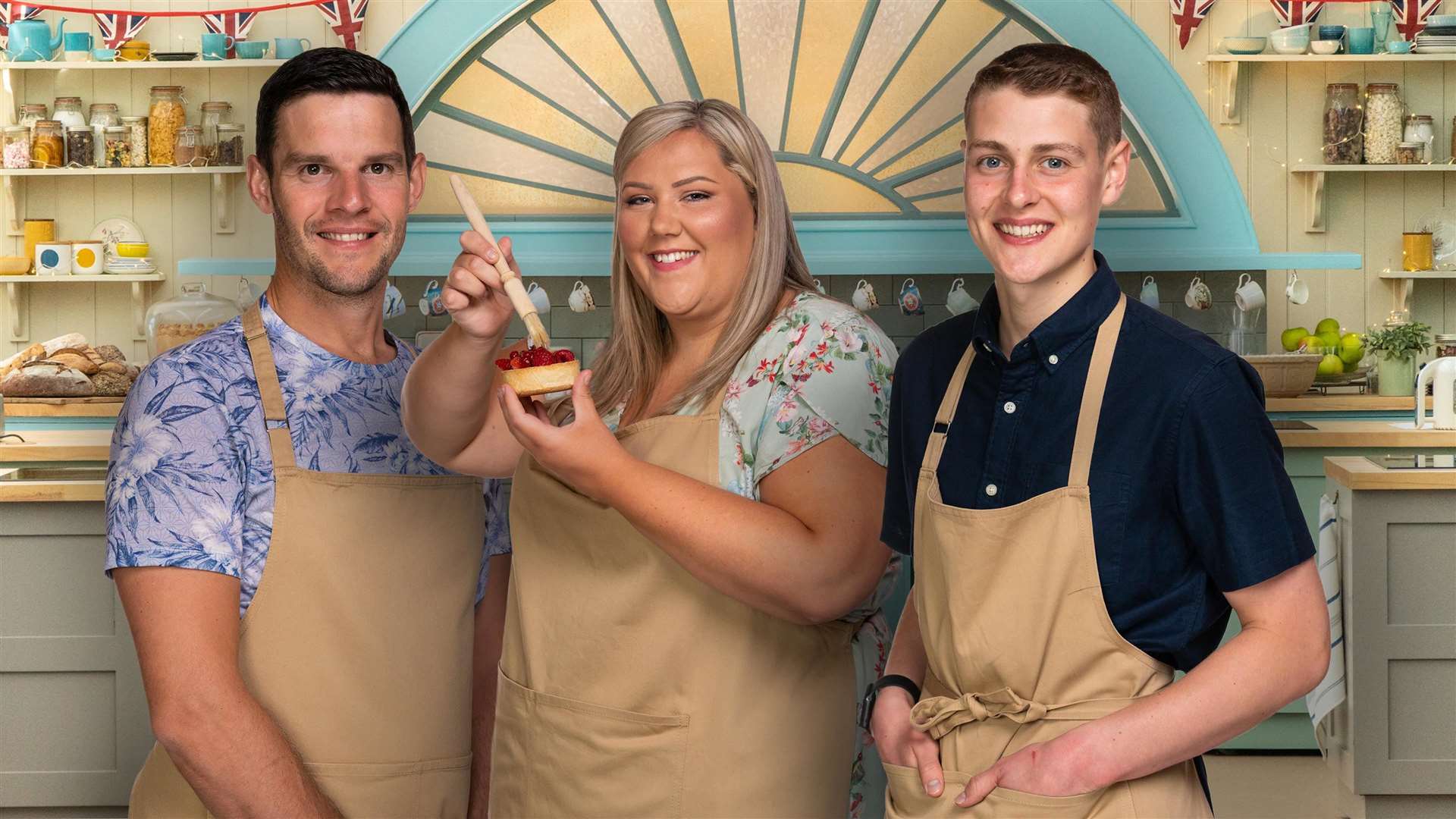 Laura made it to the final with Peter and David. Picture: Channel 4