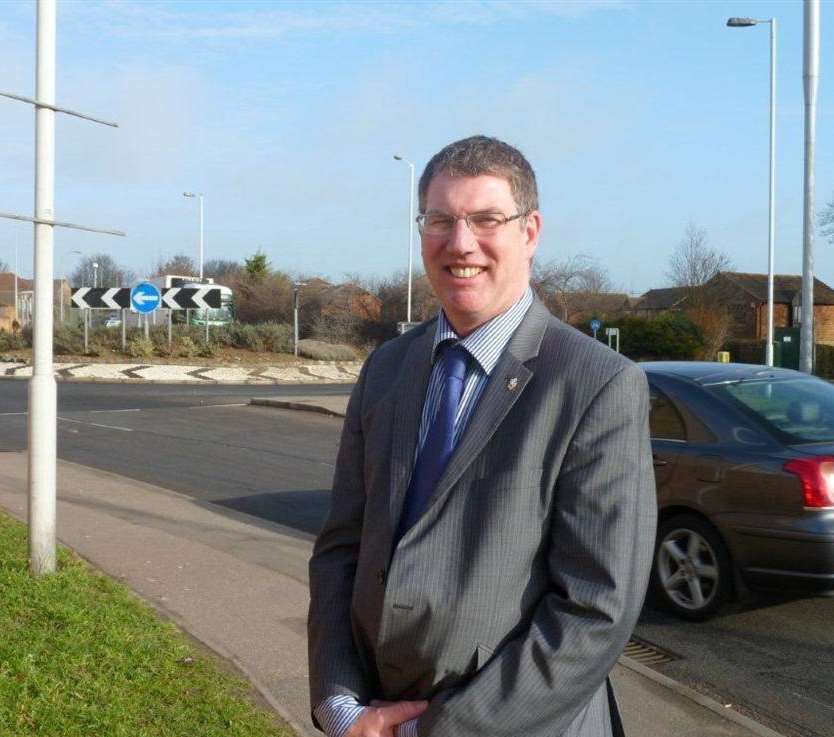 Cllr Mike Whiting, a big supporter of the play park.