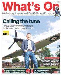 Chris Hollins stars on this week's What's On cover