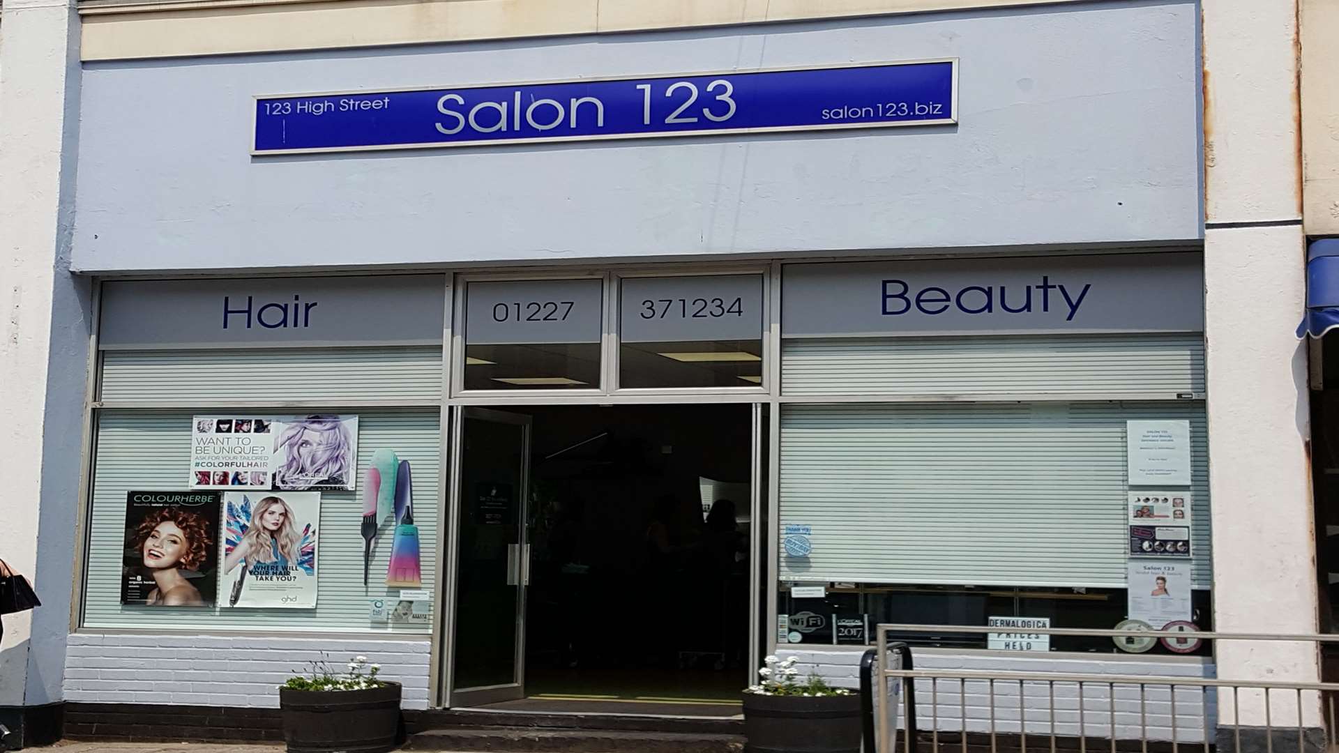 Police were called to Salon 123 in the High Street