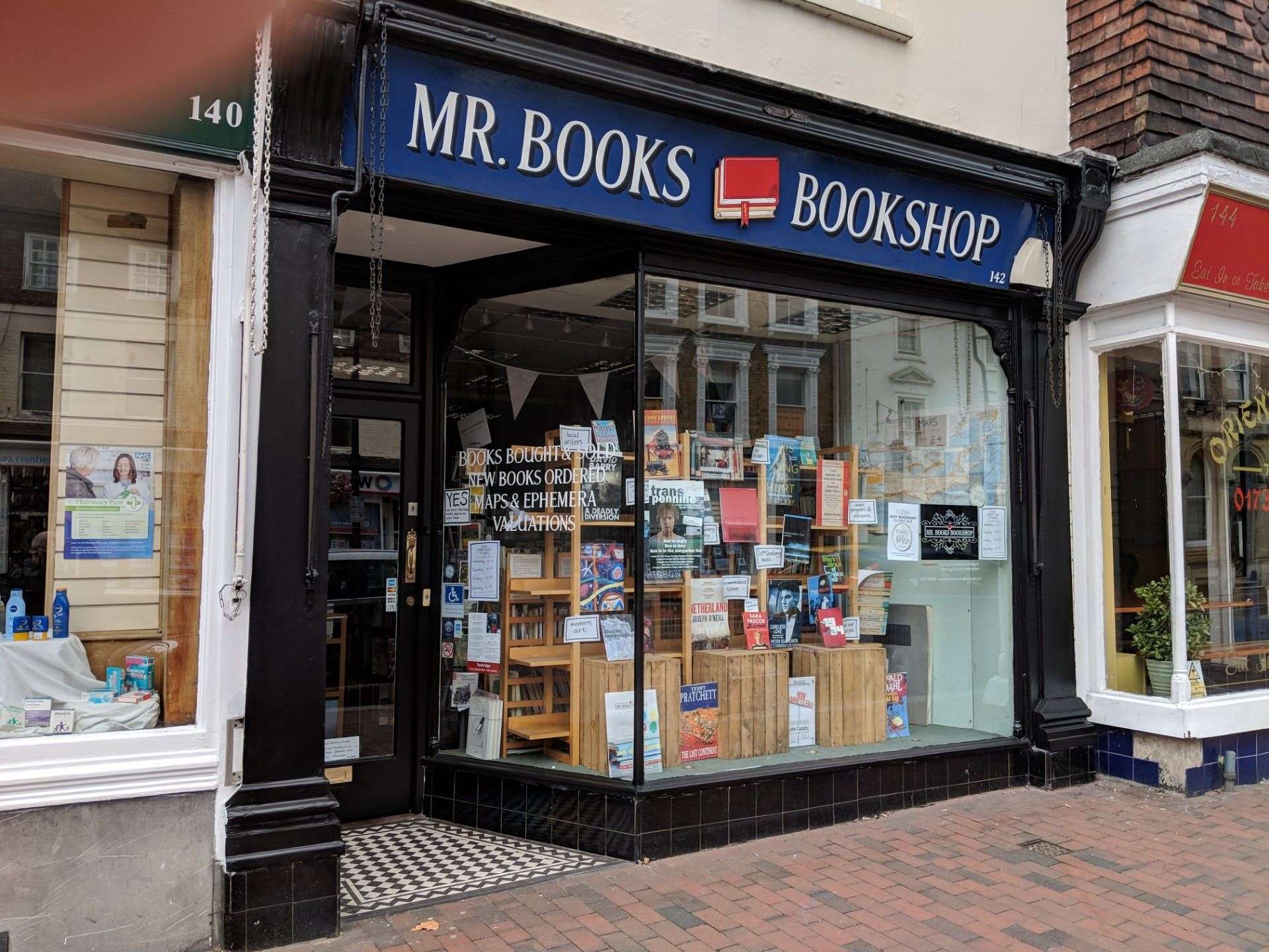 The bookshop will continue to offer online deliveries