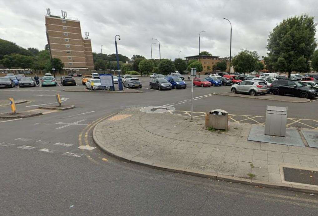 It happened in Parrock Street car park, Gravesend. Picture: Google Streetview